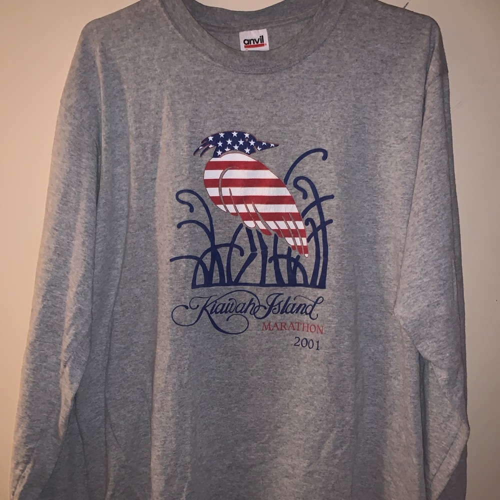 Vintage Kiawah Island marathon 2001 longsleeve made in USA